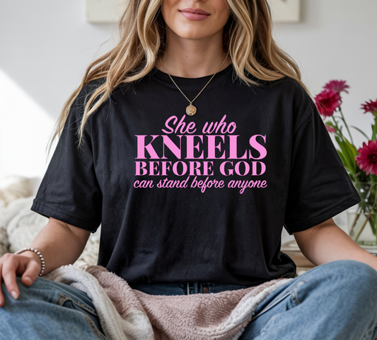 34. She who kneels before God