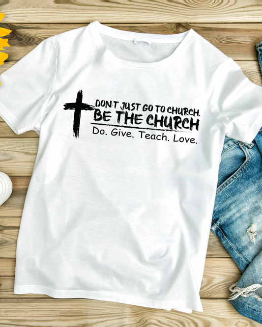 1. Don't Just go to Church